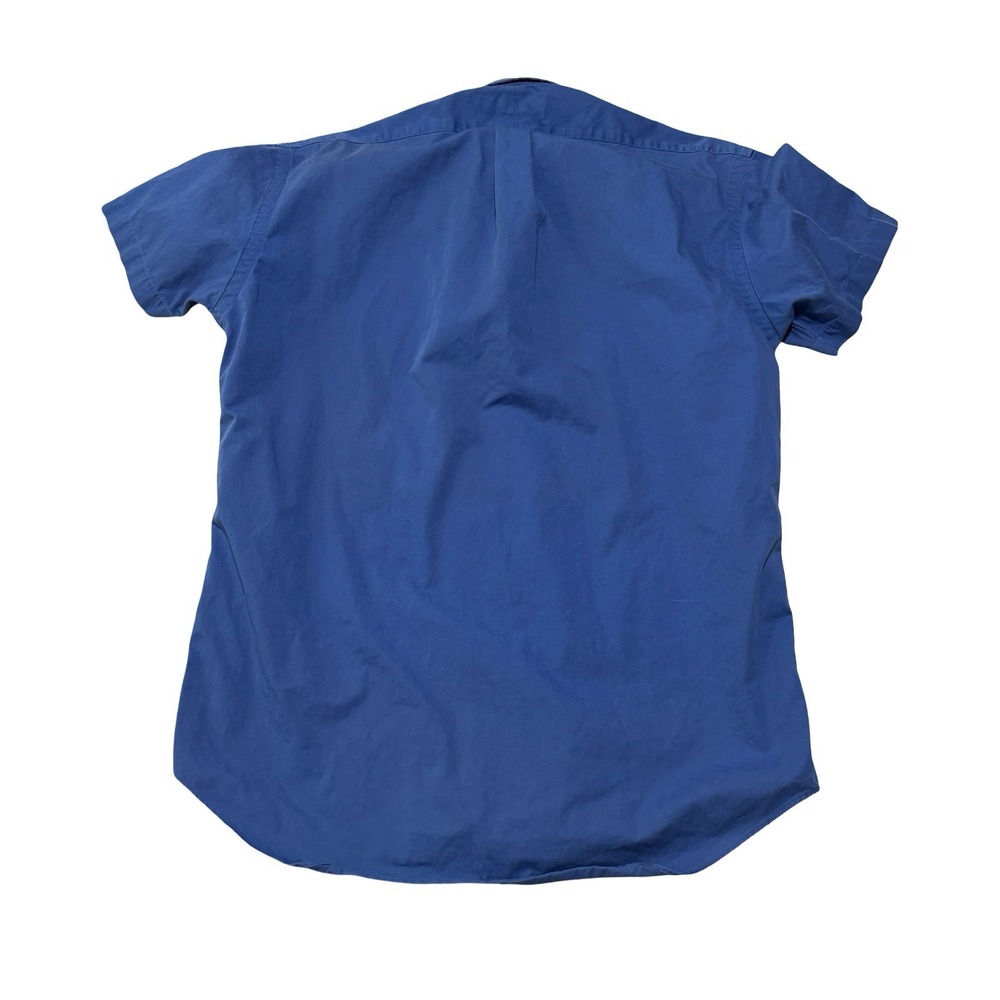 Ralph Lauren Blake Fit Short Sleeve Button Down Shirt Blue Size Small 23 x 30 - Picture 2 of 4